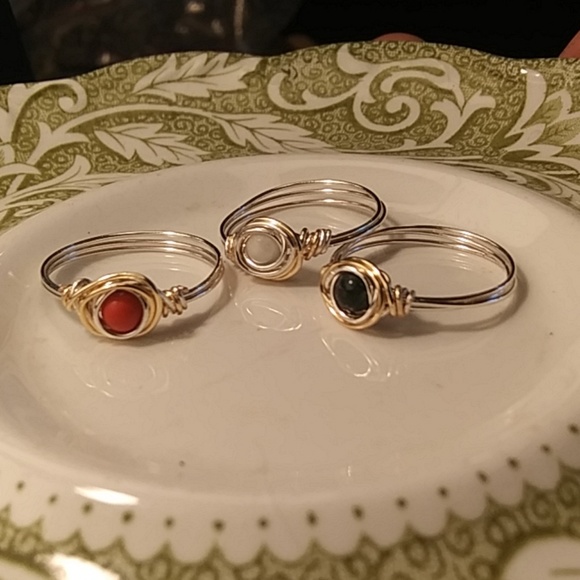 Custom Gold/Silver Wire Wrap Rings - Picture 3 of 7